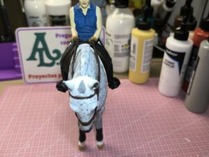 Figuras personalizadas caballo y amazona